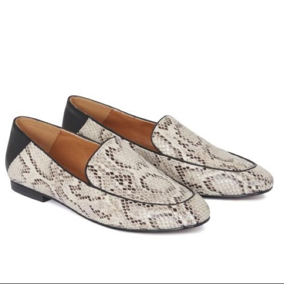 long tall sally Shoes - LONG TALL SALLY NWOT snakeskin loafers flats 14